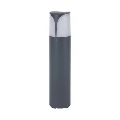 Forlight sokkellamp Astra, hoogte 50 cm, antraciet, aluminium