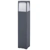 Forlight Veta tuinpadverlichting, hoogte 80 cm, zwart, aluminium