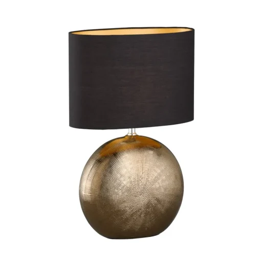 Foro tafellamp, Bronz, hoogte 53 cm