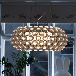 Foscarini Caboche Plus media hanglamp R7S, grijs