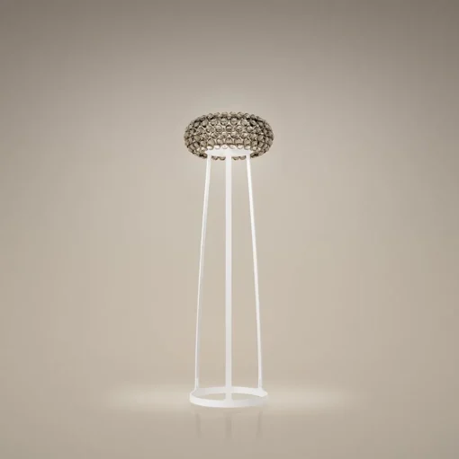 Foscarini Caboche Plus MyLight LED vloerlamp 154 cm rook
