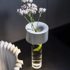 Foscarini LED tafellamp Fleur, wit