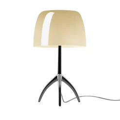 Foscarini Lumiere piccola zwart/crème dimbaar