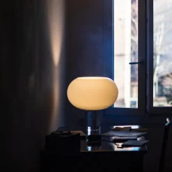 Foscarini tafellamp Buds 2, wit, glas, kunststof, E27