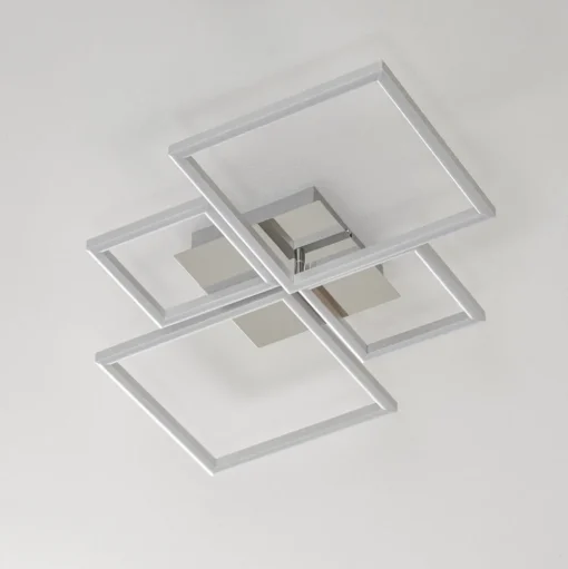 Frame LED plafondlamp, dimbaar via wandschakelaar