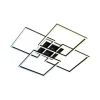 Frame S LED plafondlamp, 72,4x72,4 cm, zwart