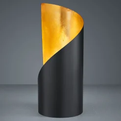 Frank tafellamp - zwart en goud
