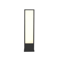 Fuerte LED sokkellamp, antraciet, aluminium, IP54