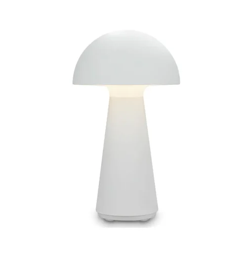 Fungo LED tafellamp, oplaadbaar, wit