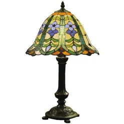 Gebloemde tafellamp Eleanor in Tiffany-stijl