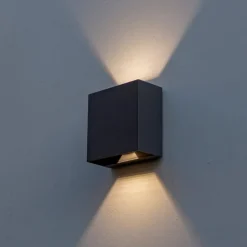 Gemini Beams, IP54 up/down hoekig antraciet
