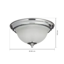 Geribbelde plafondlamp American Diner