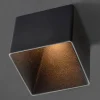 GF design Blocky inbouwlamp IP54 zwart 2.700 K
