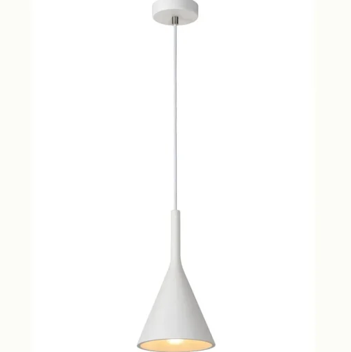 Gipsy conische hanglamp van gips
