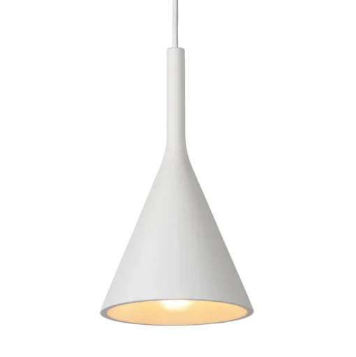 Gipsy conische hanglamp van gips