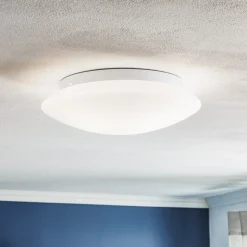 Gjovik plafondlamp met opaal wit glas, Ø 40 cm