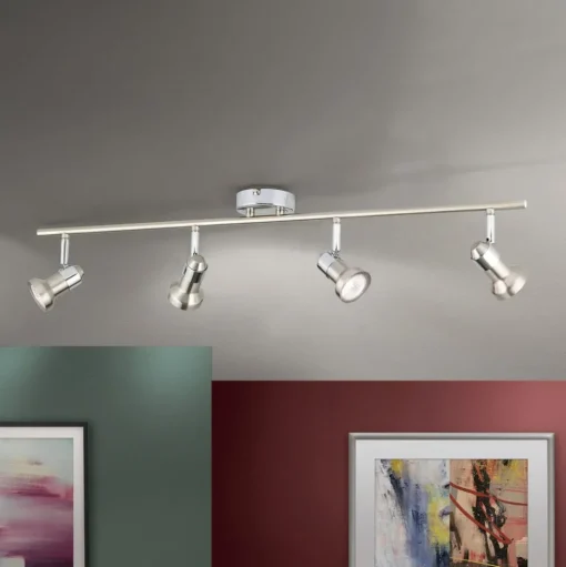 Glansrijke plafondlamp BARBORA - 4-lichts