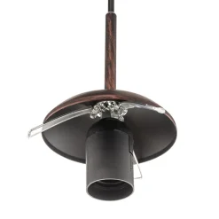 Glazen hanglamp Varus amber 3fl Ø 51 cm