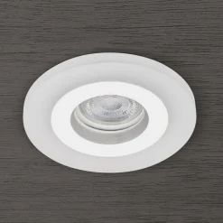 Glow inbouwspot, wit, metaal, Ø 11 cm, GU10