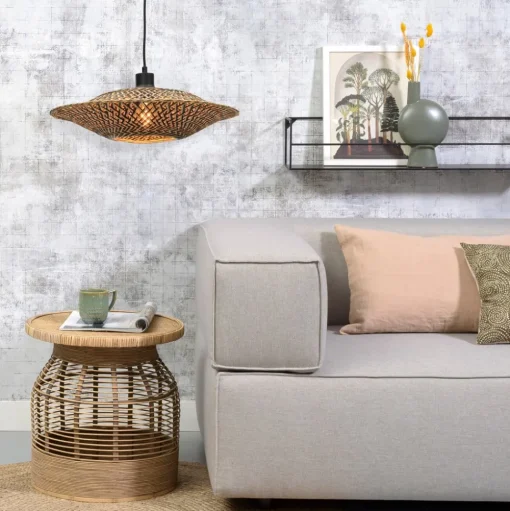 GOED & MOJO Bali hanglamp van bamboe, Ø 44 cm