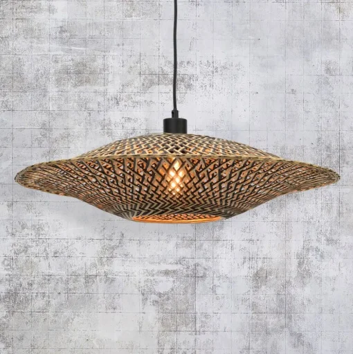 GOED & MOJO Bali hanglamp van bamboe, Ø 60 cm