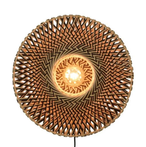 GOED & MOJO Bali wandlamp van bamboe, Ø 44 cm