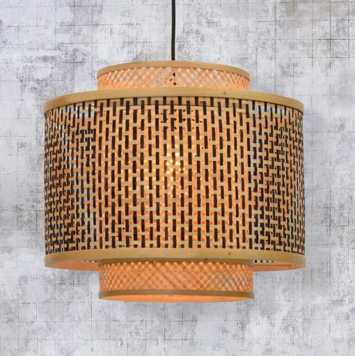 GOED & MOJO Bhutan bamboe hanglamp Ø 40 cm