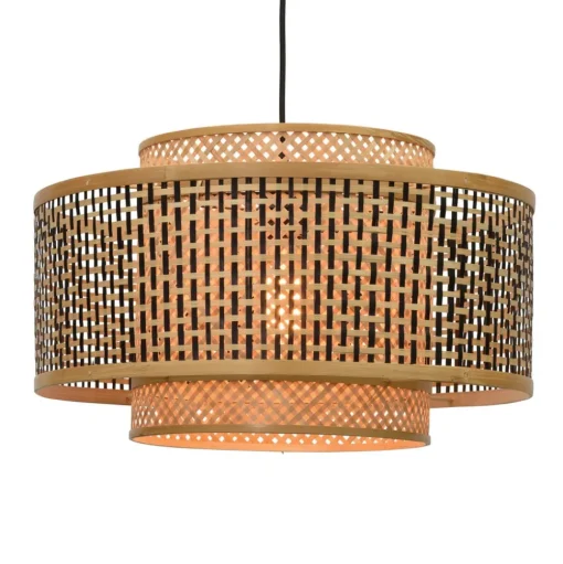GOED & MOJO Bhutan hanglamp van bamboe Ø 50 cm