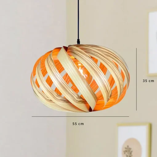 Gofurnit Serentia hanglamp, olijf, Ø 55 cm
