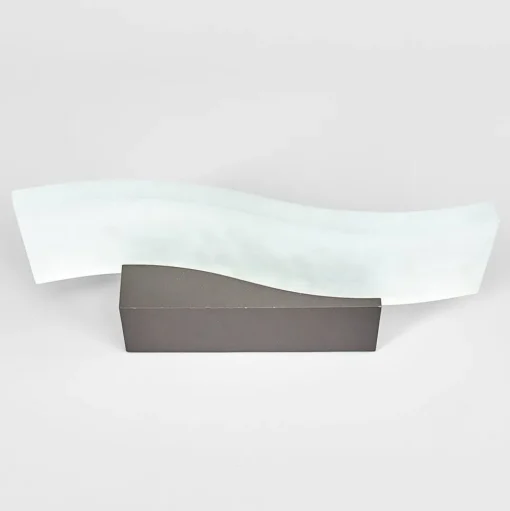 Golfvormige LED-buitenwandlamp Jirka