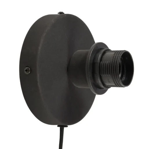 GOOD & MOJO Cango wandlamp, Ellipse, zwart