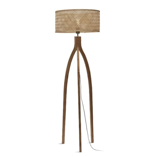 GOOD & MOJO Java vloerlamp driebeen naturel
