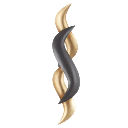 Goudglanzende design-wandlamp Corallo