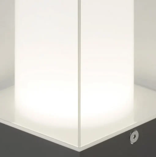 Granada buitenwandlamp met sensor, donkergrijs