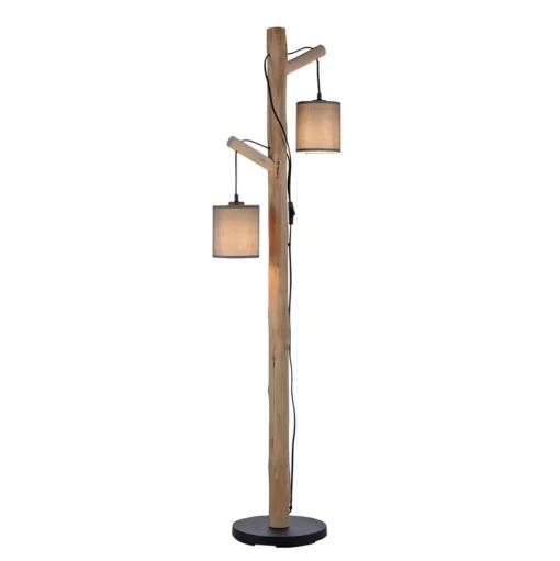 Green Tribu vloerlamp met papieren kappen