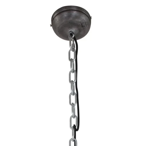 Grijze hanglamp Bikkel XXL in industrieel ontwerp