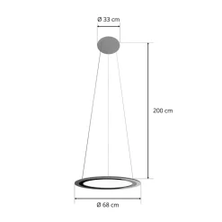 GRIMMEISEN Onyxx Circular DIM 680 v. plafonds