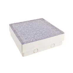 Grondspot inbouwlamp Tabit, 20 x 20 cm, beloopbaar