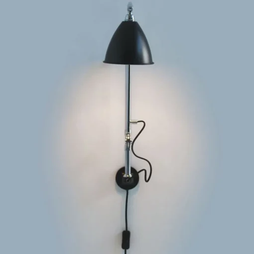 GUBI Bestlite BL5 wandlamp chroom/zwart