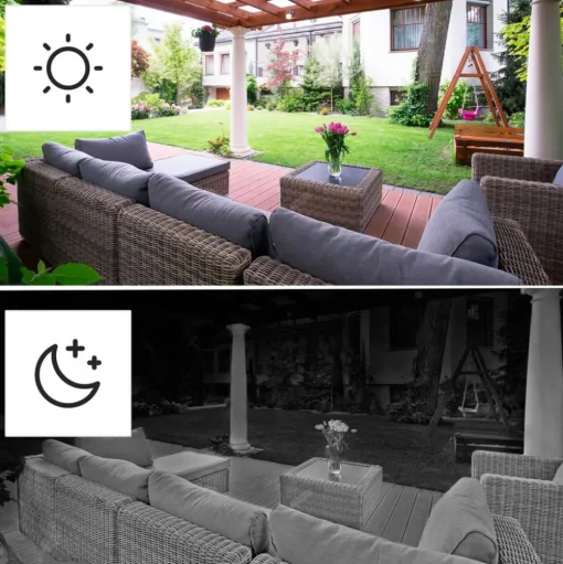 Hama WLAN LED spotcamera bewegingssensor IP54