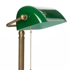 Handgemaakte bankierslamp JIVAN