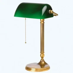 Handgemaakte bankierslamp JIVAN