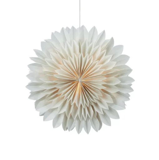 Hangende decoratieve ster Solina, grijs, Ø 45 cm