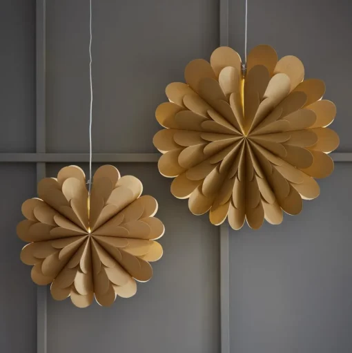 Hangende ster Maravilla, goud Ø 60 cm