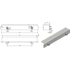 Hangerset voor noodlamp E-LUX standaard