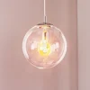 Hanglamp 562, glas helder, kap/baldakijn chroom