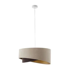 Hanglamp Arianna in gelaagde look, 2-kleurig