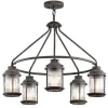 Hanglamp Ashland Bay in verweerde zink-optiek