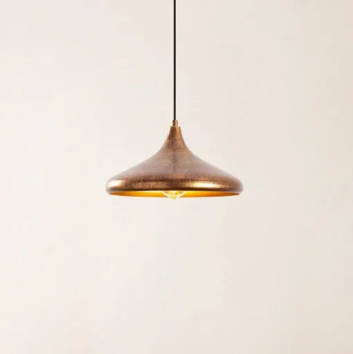 Hanglamp Barek 11545, brons brüné, metaal, Ø 34 cm