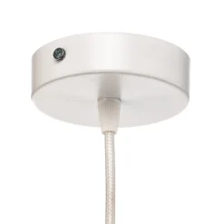 Hanglamp Boho, dubbele kap, beige
